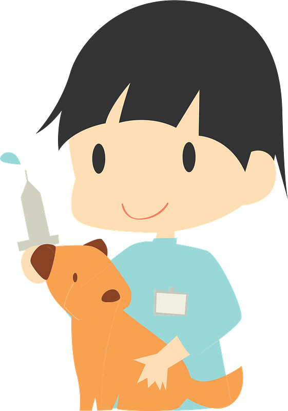 Veterinary Physician with Dog