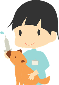 Veterinary Physician with Dog