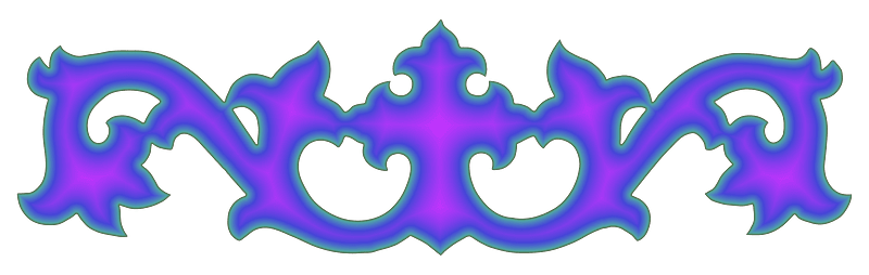 Glowing Decorative Flourish