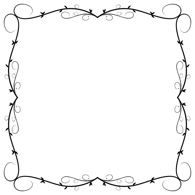 Line Art Flourish Banner Extrapolated 10