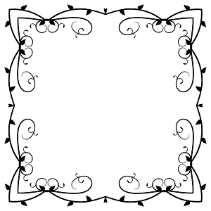 Line Art Flourish Banner Extrapolated 3