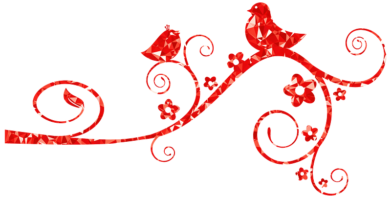 Ruby Birds Flourish