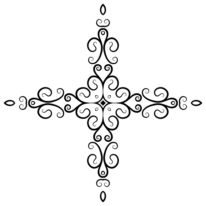 Vintage Flourish Cross