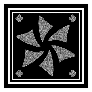 Decorative square ornament