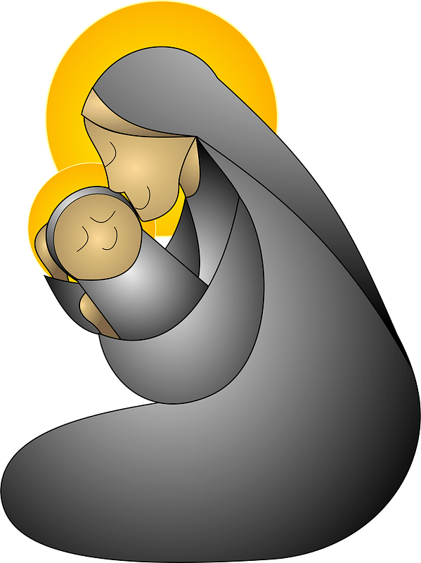 Mary with baby Jesus
