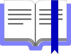 Open Book With Bookmark
