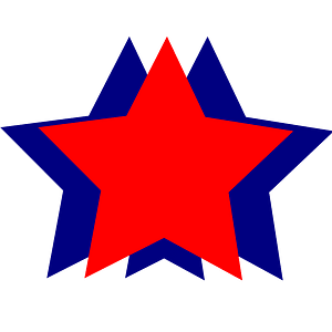 Stars - Red and Blue