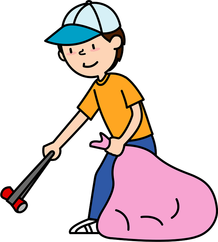 Volunteer Is Cleaning