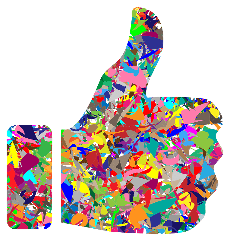 Modern Art Thumbs up