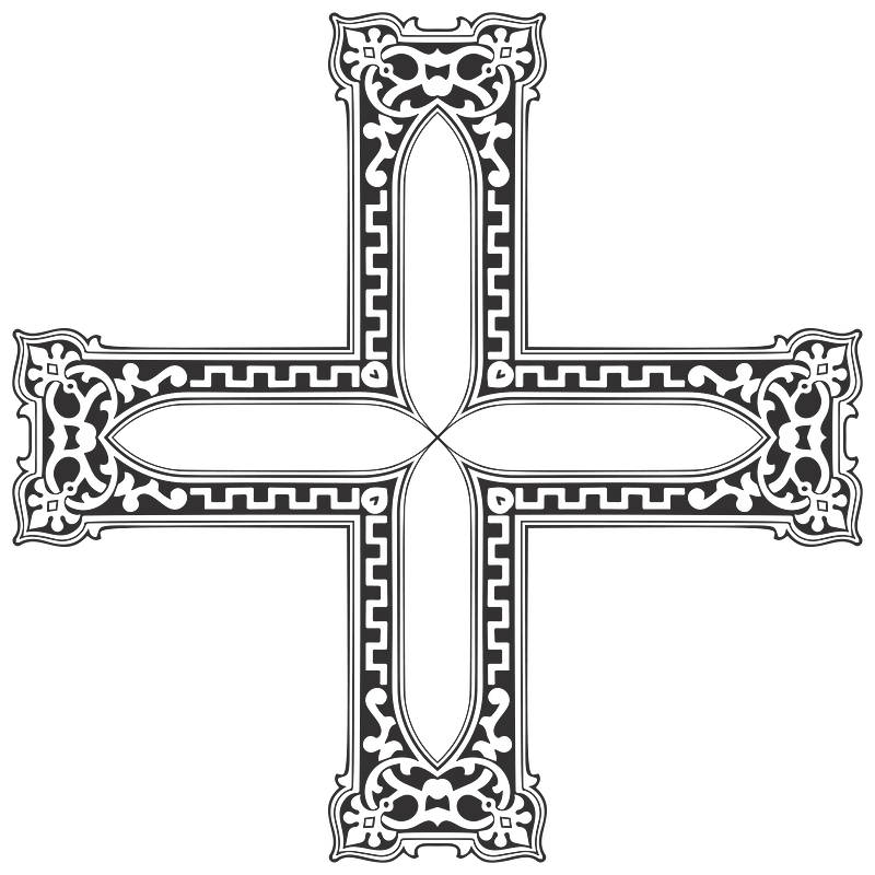 Vintage Decorative Ornamental Cross 2