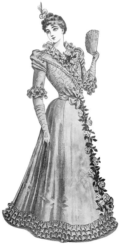 Vintage Elegant Woman