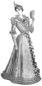 Vintage Elegant Woman