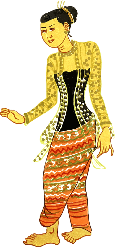 Vintage Myanamar Character