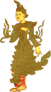 Vintage Myanamar Character2