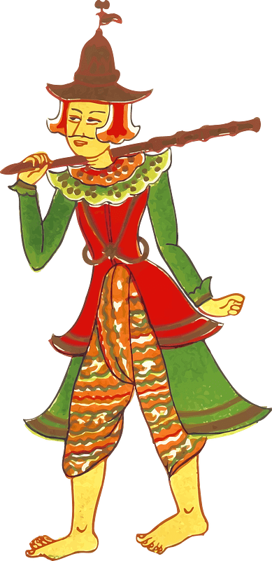 Vintage Myanamar Character3