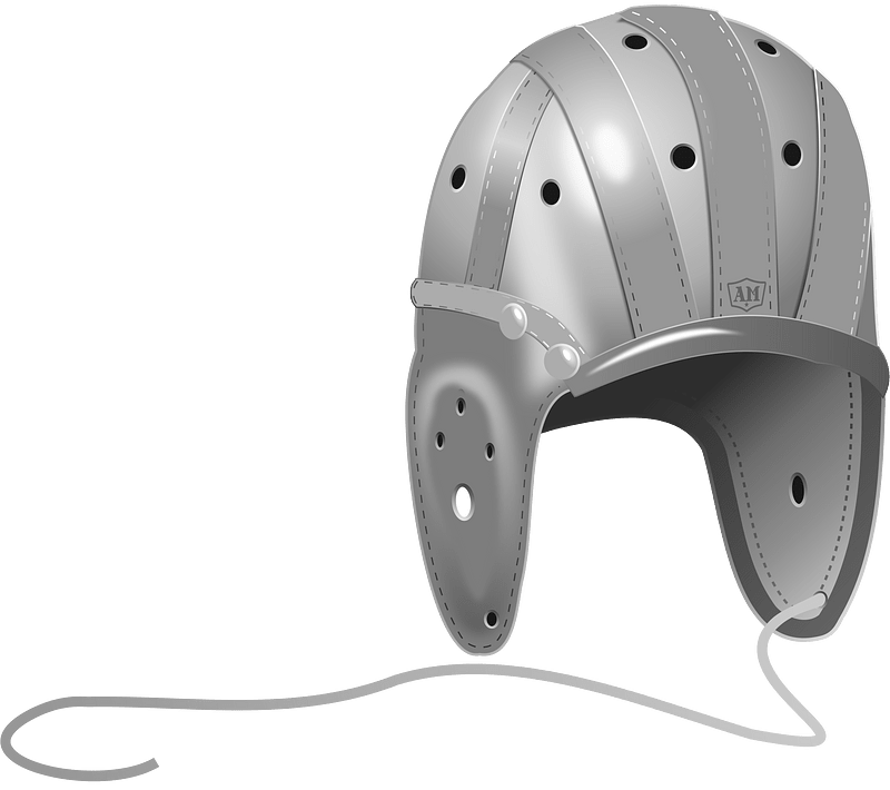 1940'S Leather Football Helmet