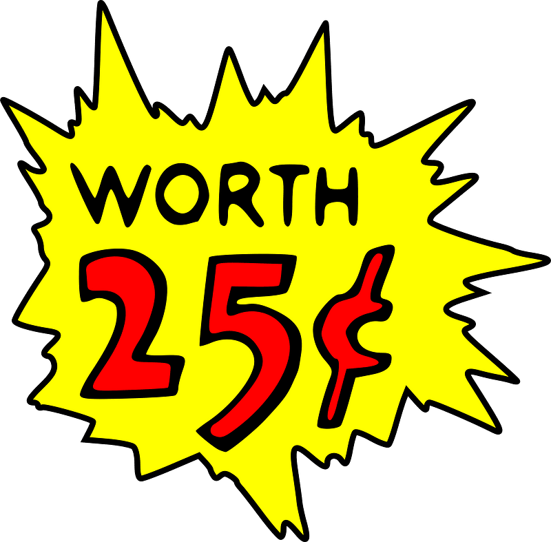 Worth 25 Cent