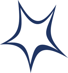 Simple Blue Star
