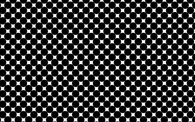 Seamless Black Circles Pattern