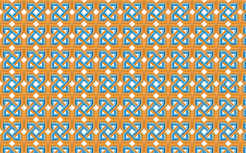 Seamless Celtic Knot Stylized Reformation Pattern 2