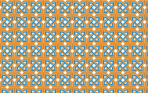 Seamless Celtic Knot Stylized Reformation Pattern 2