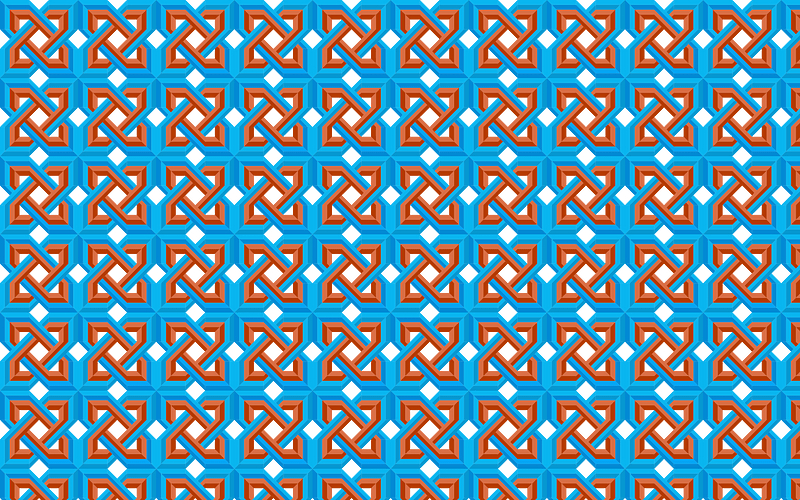 Seamless Celtic Knot Stylized Reformation Pattern 3