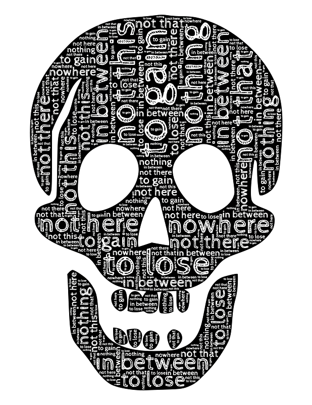 Skull Typography