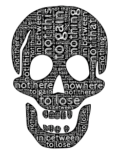 Skull Typography