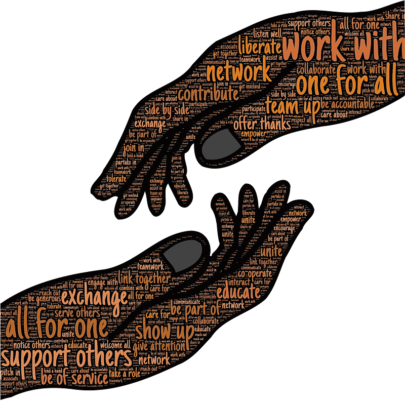 Join Hands Typography