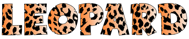 Leopard Typography 2