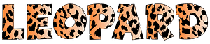 Leopard Typography 2