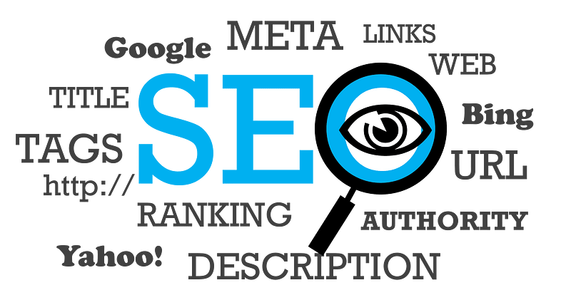 Search Engine Optimization Word Cloud Typography