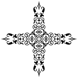Ornamental Divider Cross
