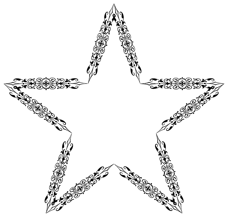Ornamental Divider Star
