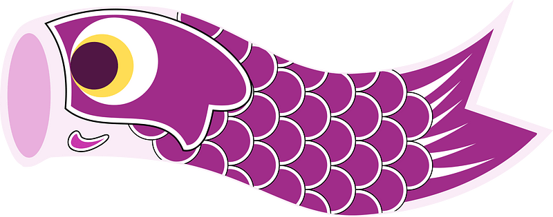 Koinobori Purple