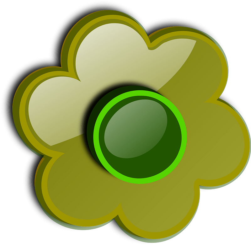 Glossy flower