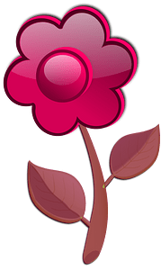Glossy flower