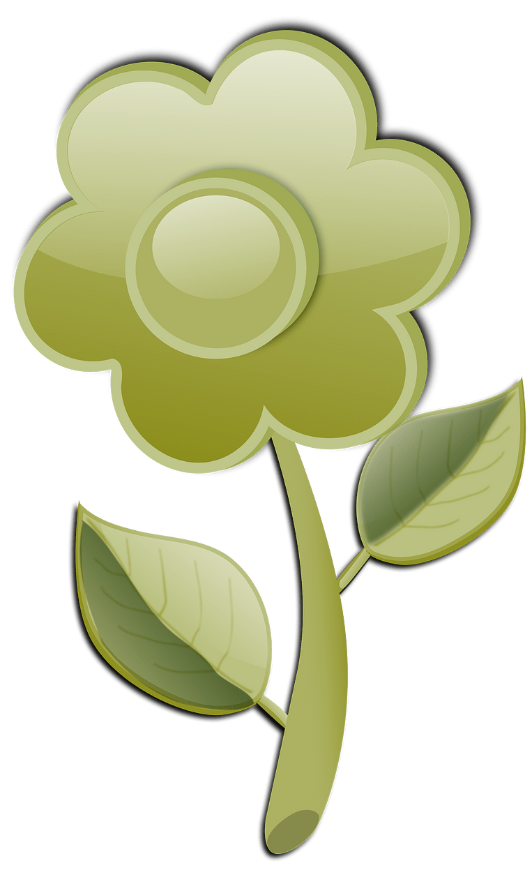 Glossy flower
