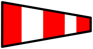 Signal Flag Answering Pennant