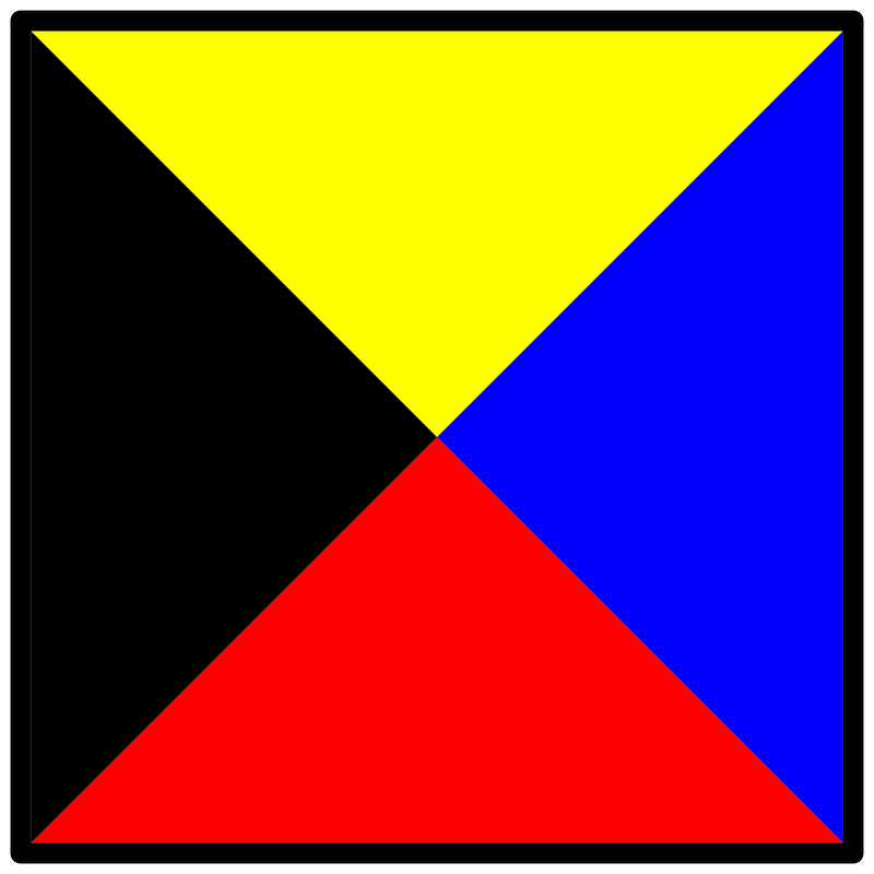 Signal Flag Zulu