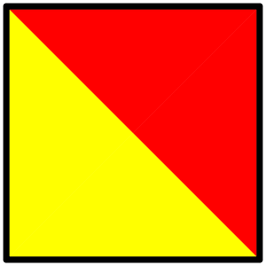 Signalflag Oscar