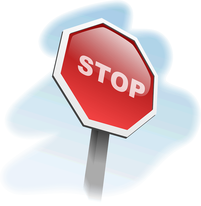 Stop Sign Angled 2