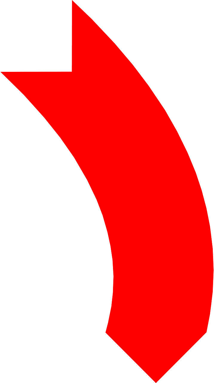 Arrow down Red