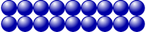 Beads Quantitative Picture for Multiplication 2x9