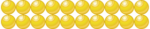 Beads Quantitative Picture for Multiplication 2x10