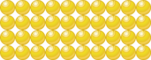Beads Quantitative Picture for Multiplication 4x10