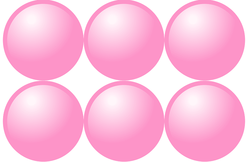 Beads Quantitative Picture for Multiplication 2x3