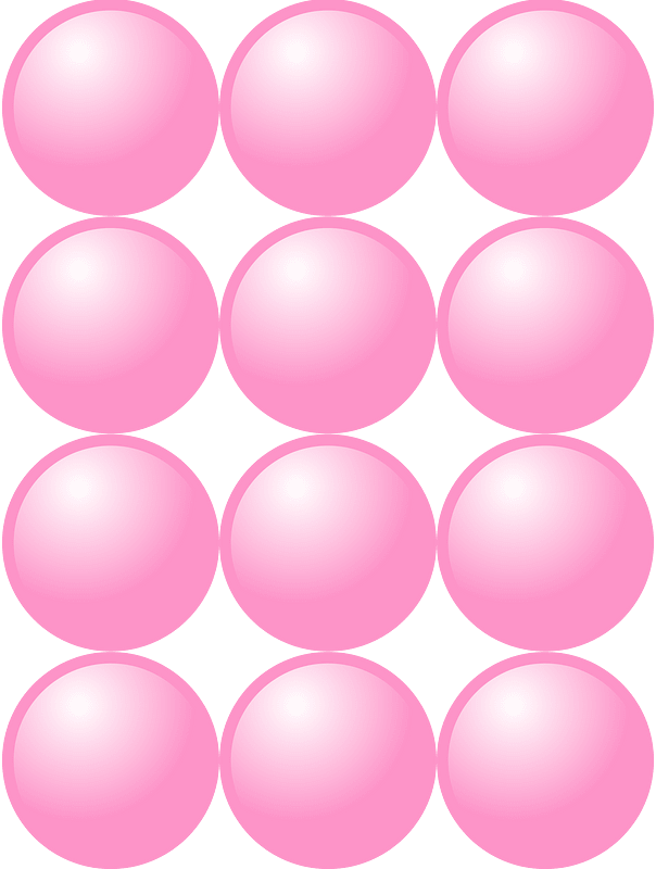 Beads Quantitative Picture for Multiplication 4x3