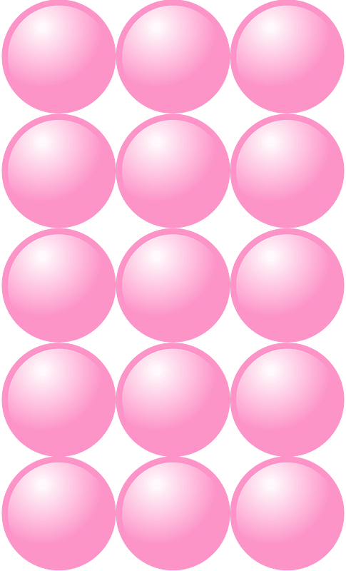 Beads Quantitative Picture for Multiplication 5x3