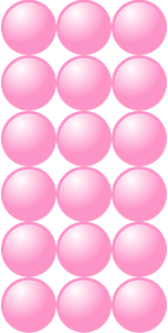 Beads Quantitative Picture for Multiplication 6x3